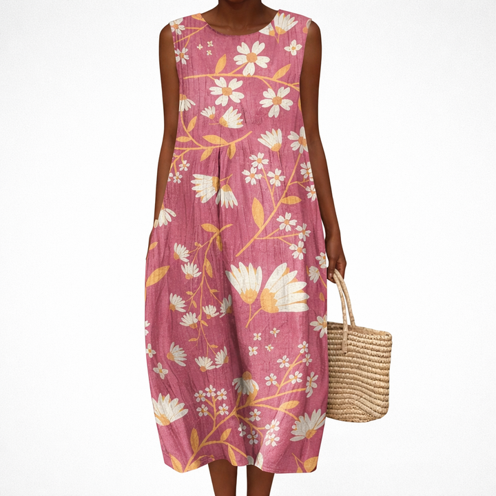 Damaris | Bequemes ärmelloses Sommerkleid
