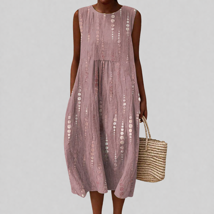 Lara | Bequemes ärmelloses Sommerkleid
