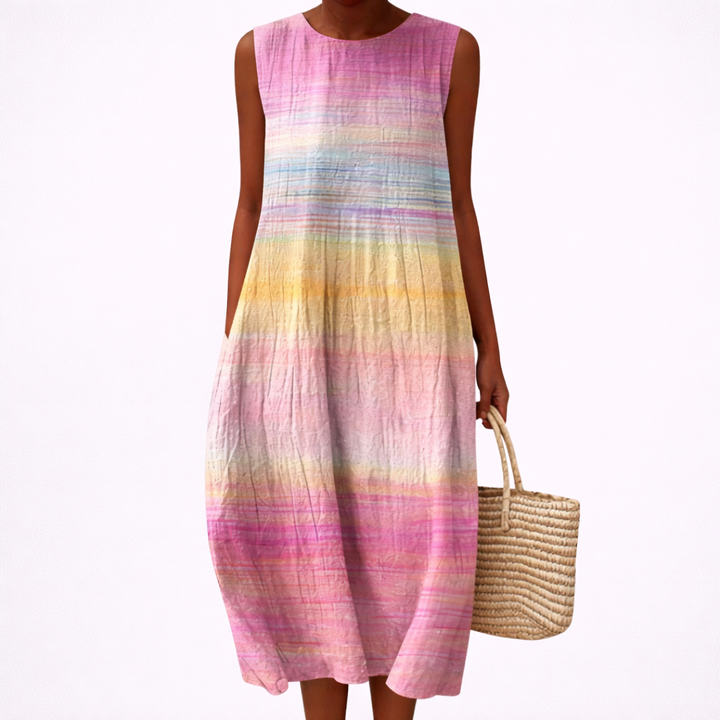 Martha | Bequemes ärmelloses Sommerkleid