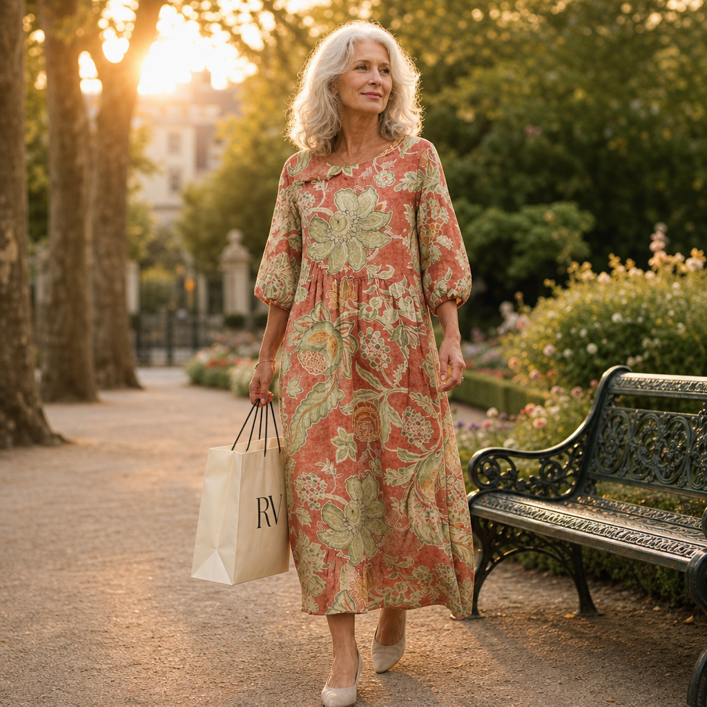 Beatrix | Schickes und bequemes langes fliessendes Kleid