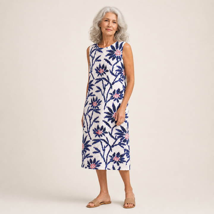 Jasmin | Bequemes ärmelloses Sommerkleid