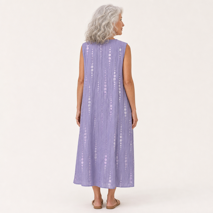 Regina | Bequemes ärmelloses Sommerkleid