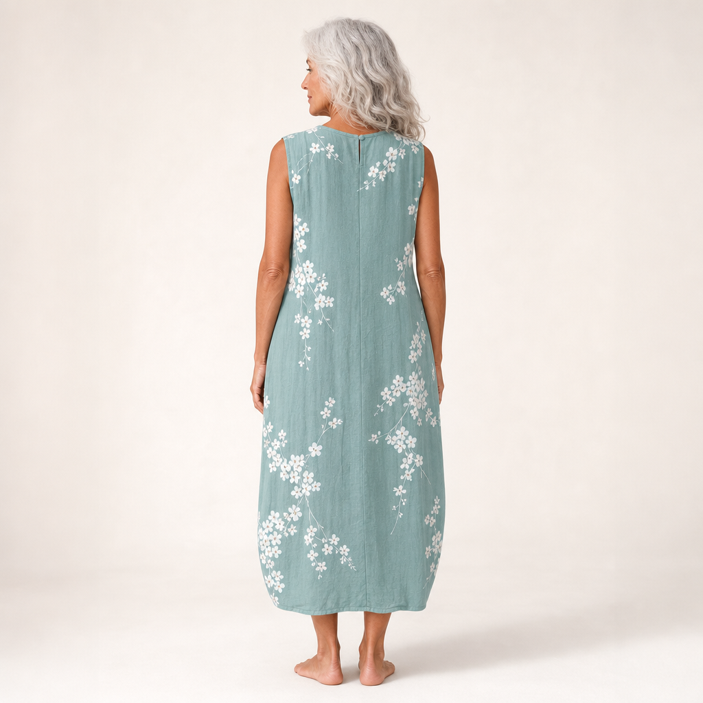 Monika | Bequemes ärmelloses Sommerkleid