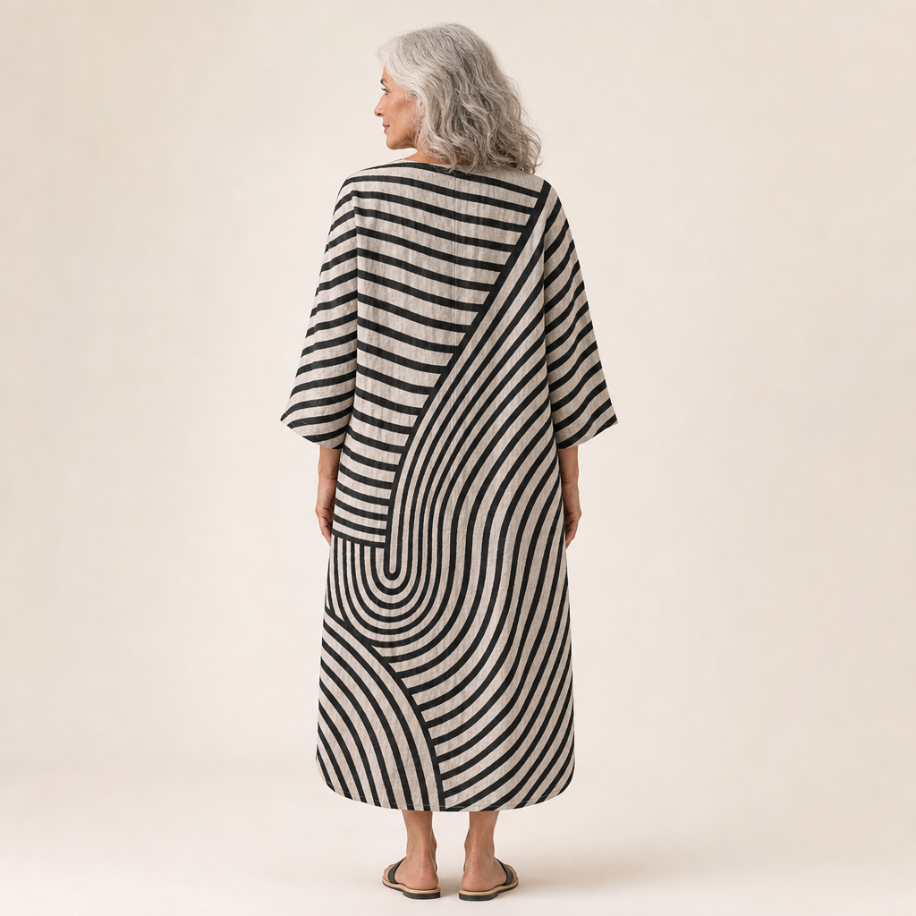 Noemi | Schmeichelndes bedrucktes Sommerkleid