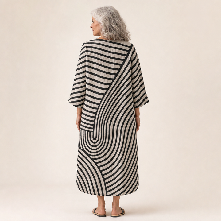 Noemi | Schmeichelndes bedrucktes Sommerkleid