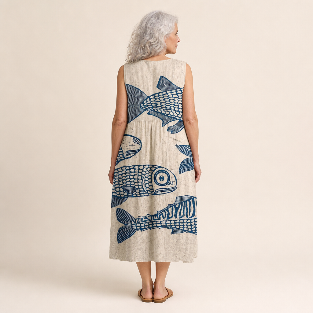 Margrit | Fliessendes und bequemes Kleid