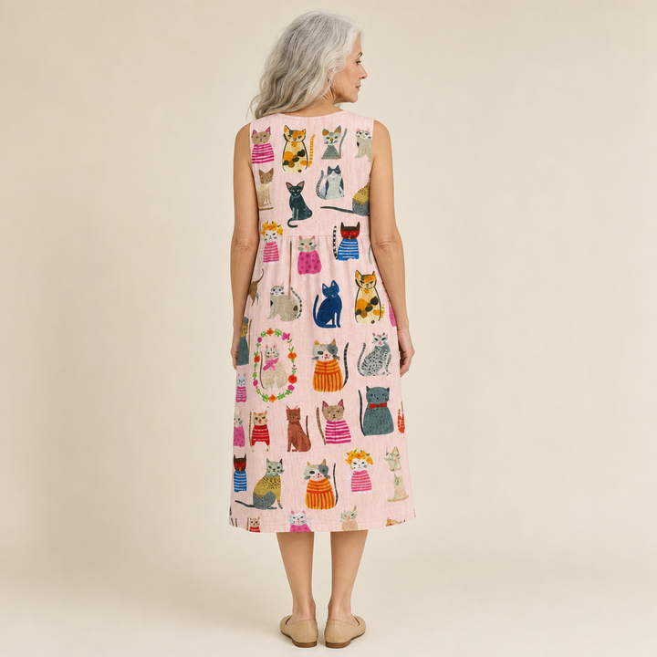 Petra | Bequemes ärmelloses Sommerkleid