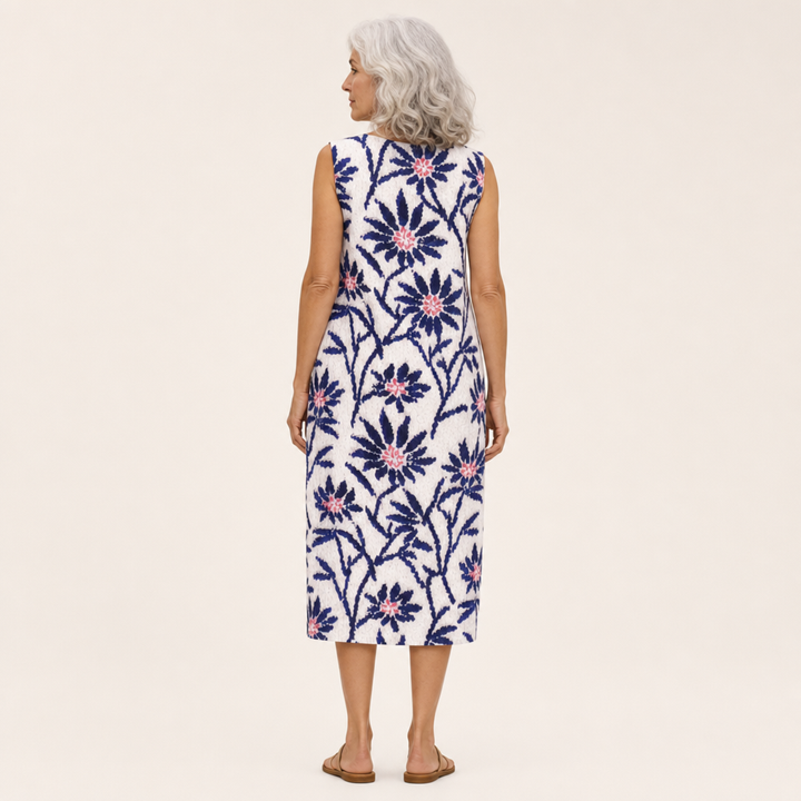 Jasmin | Bequemes ärmelloses Sommerkleid