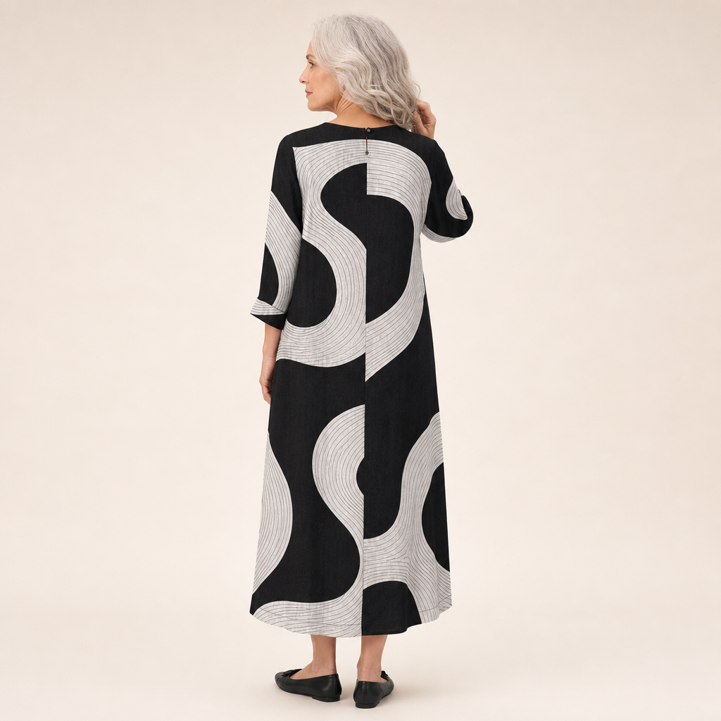 Paula | Schmeichelndes bedrucktes Sommerkleid