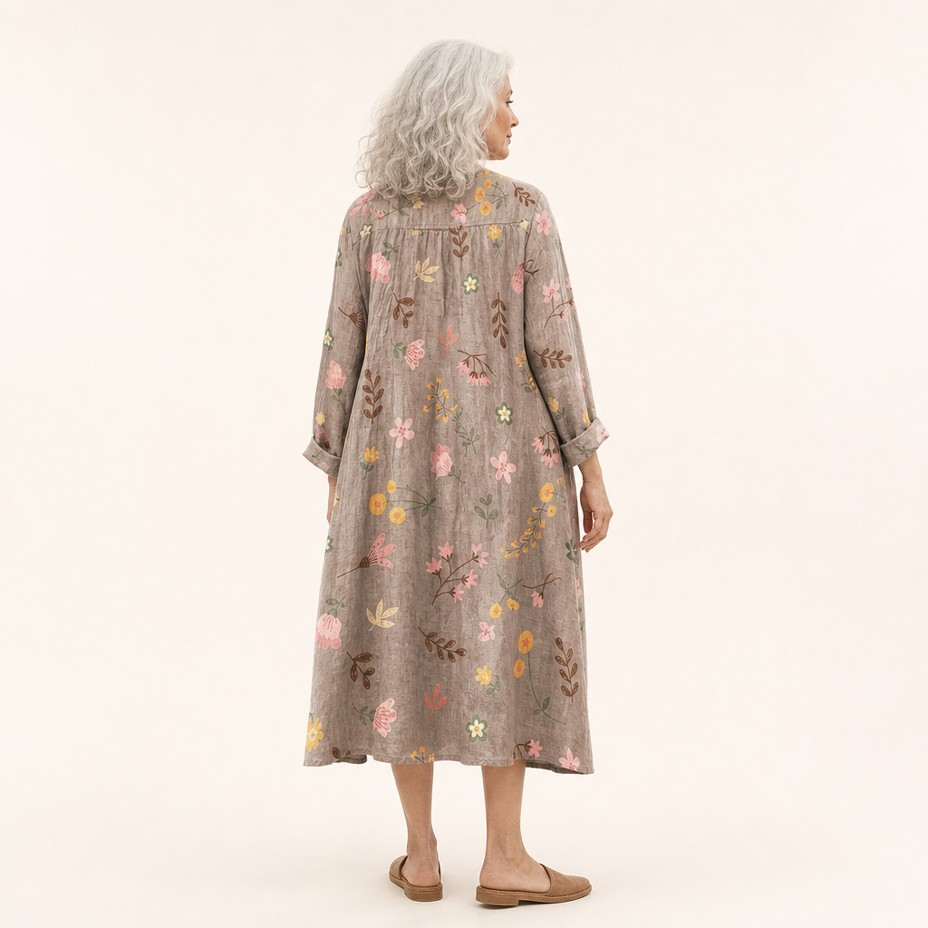 Babette | Schmeichelndes bedrucktes Sommerkleid