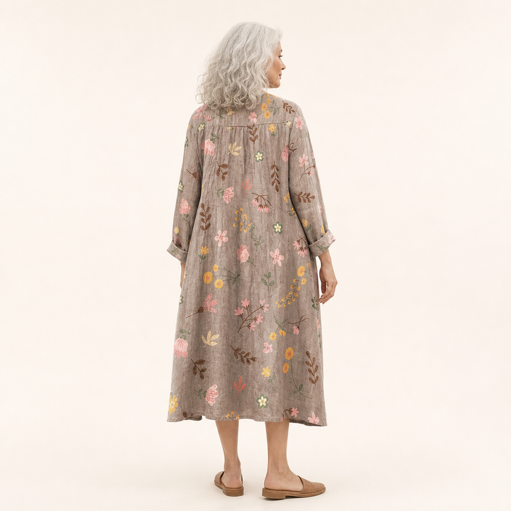 Babette | Schmeichelndes bedrucktes Sommerkleid