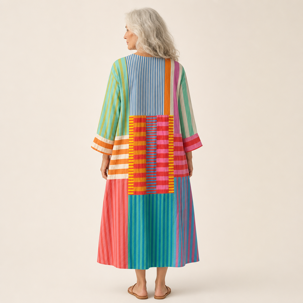 Dorli | Schmeichelndes bedrucktes Sommerkleid