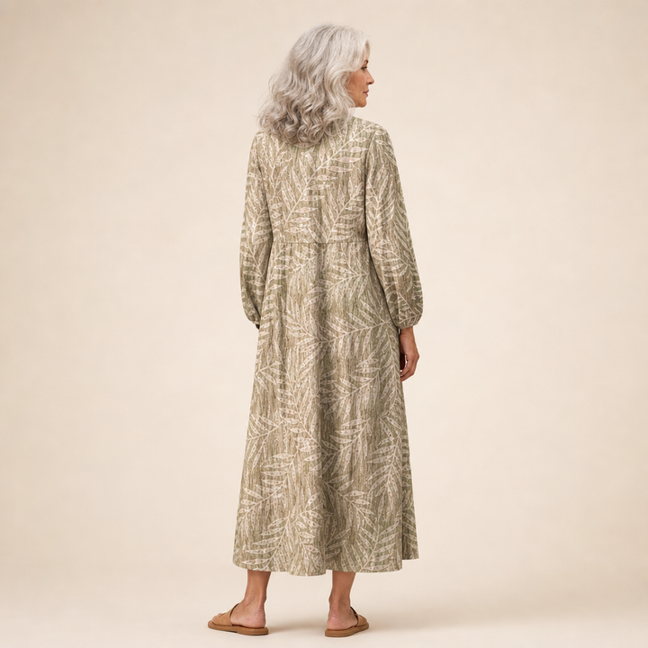 Nelly | Schmeichelndes bedrucktes Sommerkleid