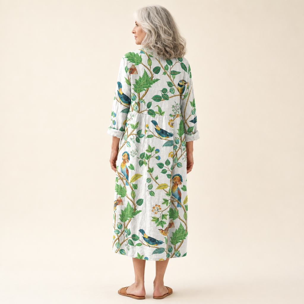Trudi | Schmeichelndes bedrucktes Sommerkleid