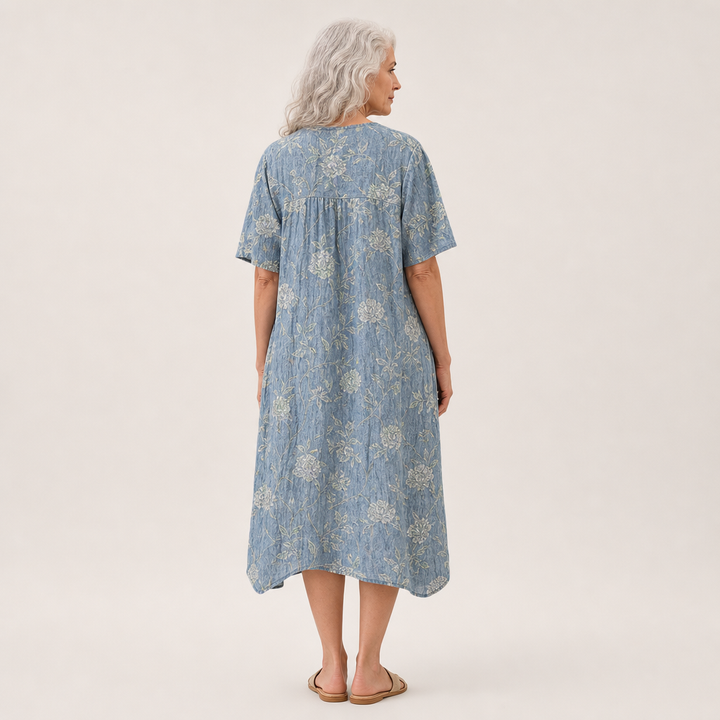 Plasch | Schmeichelndes bedrucktes Sommerkleid