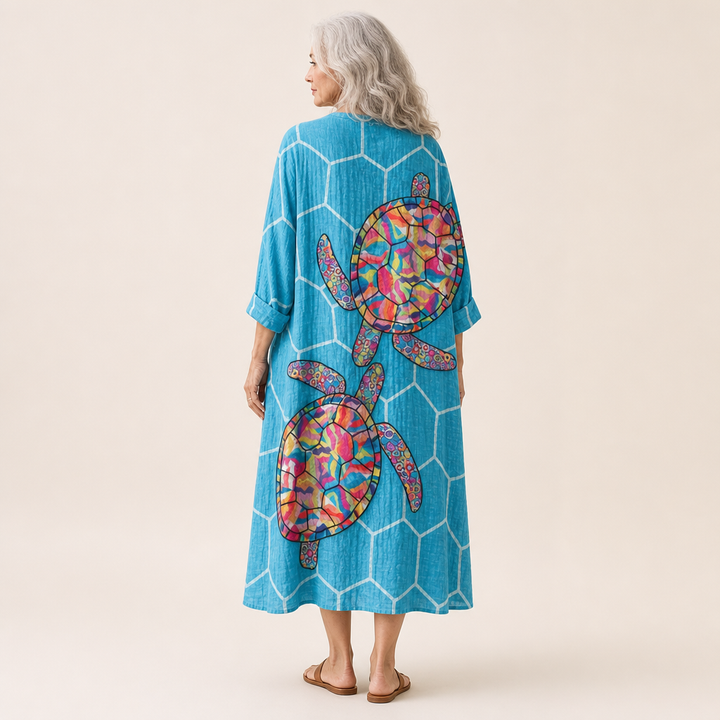 Ursula | Schmeichelndes bedrucktes Sommerkleid