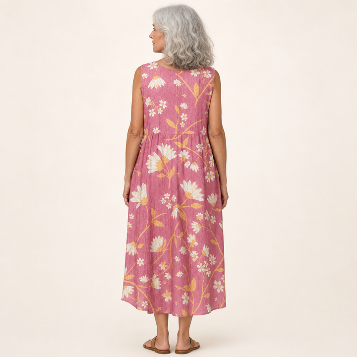 Damaris | Bequemes ärmelloses Sommerkleid