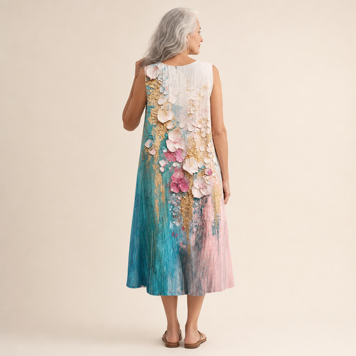 Erika | Bequemes ärmelloses Sommerkleid