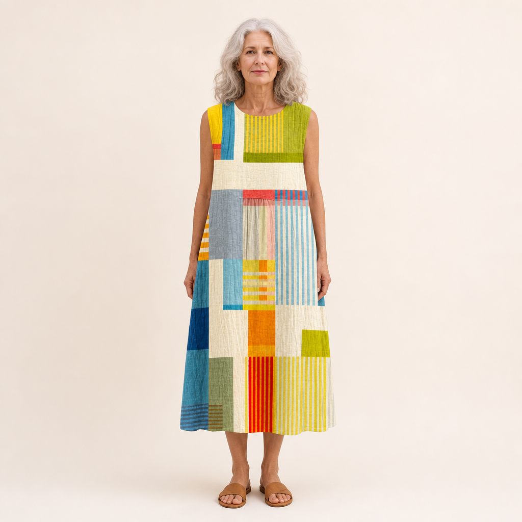 Klärli | Bequemes ärmelloses Sommerkleid