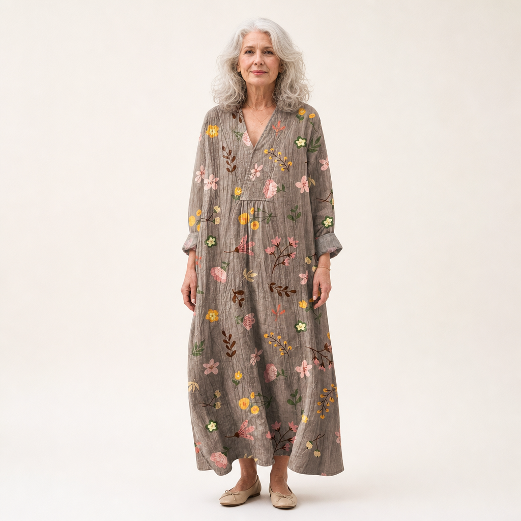 Babette | Schmeichelndes bedrucktes Sommerkleid