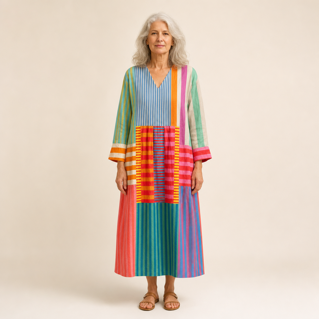 Dorli | Schmeichelndes bedrucktes Sommerkleid