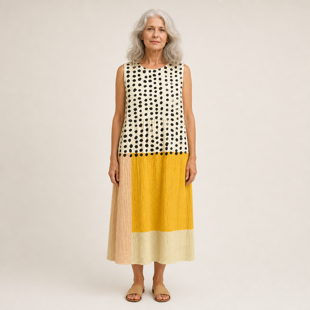 Hulda | Bequemes ärmelloses Sommerkleid