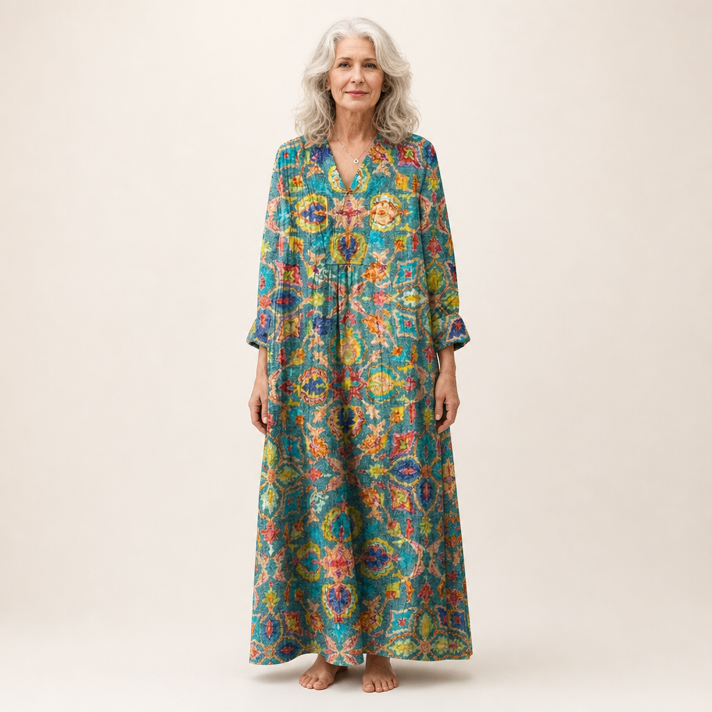Frida | Schmeichelndes bedrucktes Sommerkleid