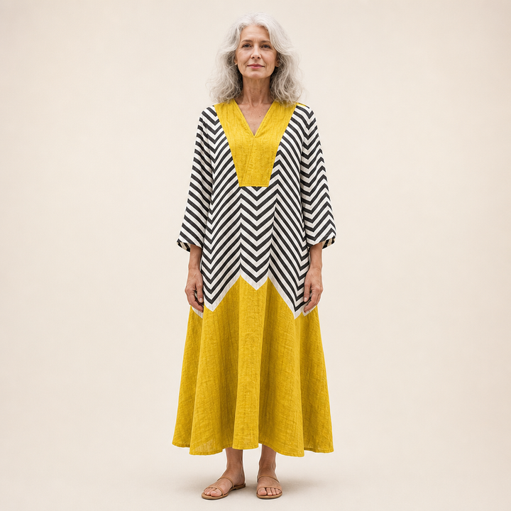 Ottilia | Schmeichelndes bedrucktes Sommerkleid