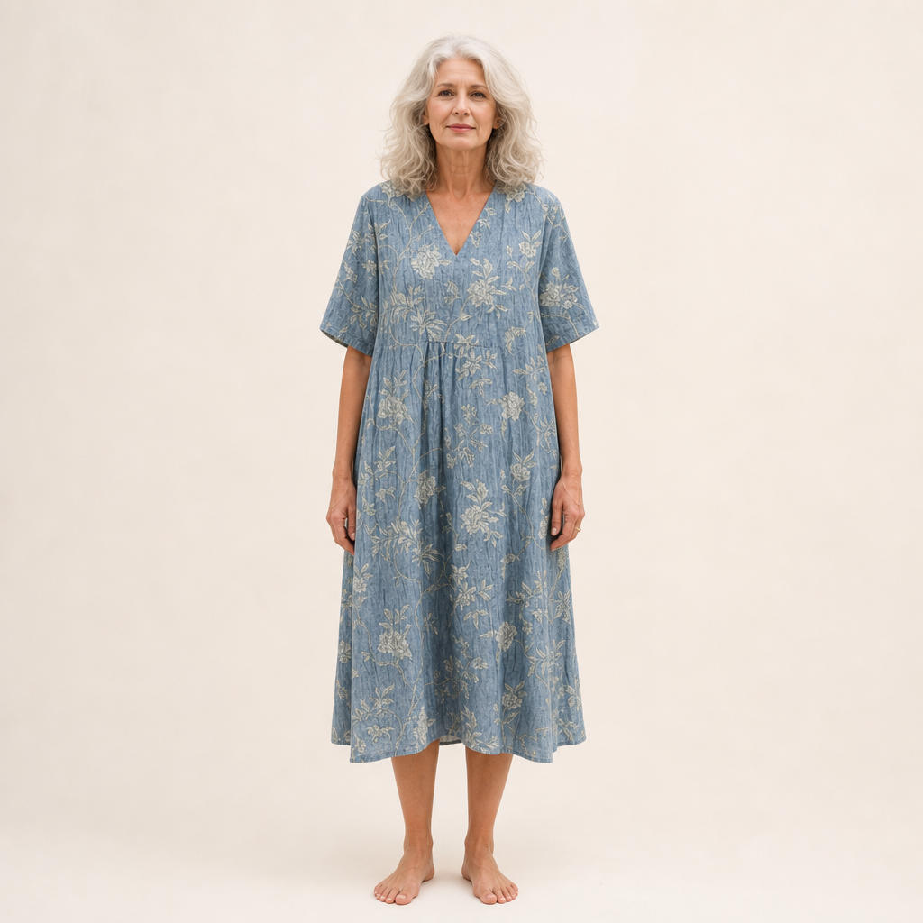 Plasch | Schmeichelndes bedrucktes Sommerkleid