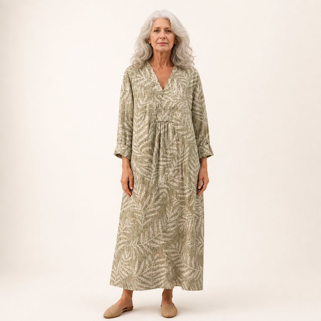 Nelly | Schmeichelndes bedrucktes Sommerkleid