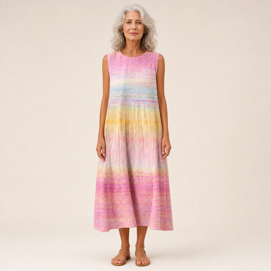 Martha | Bequemes ärmelloses Sommerkleid