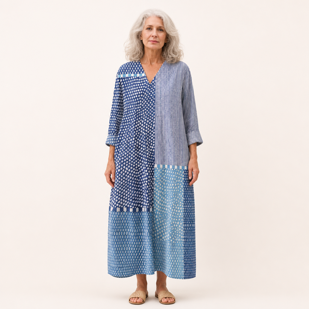 Anneliese | Schmeichelndes bedrucktes Sommerkleid
