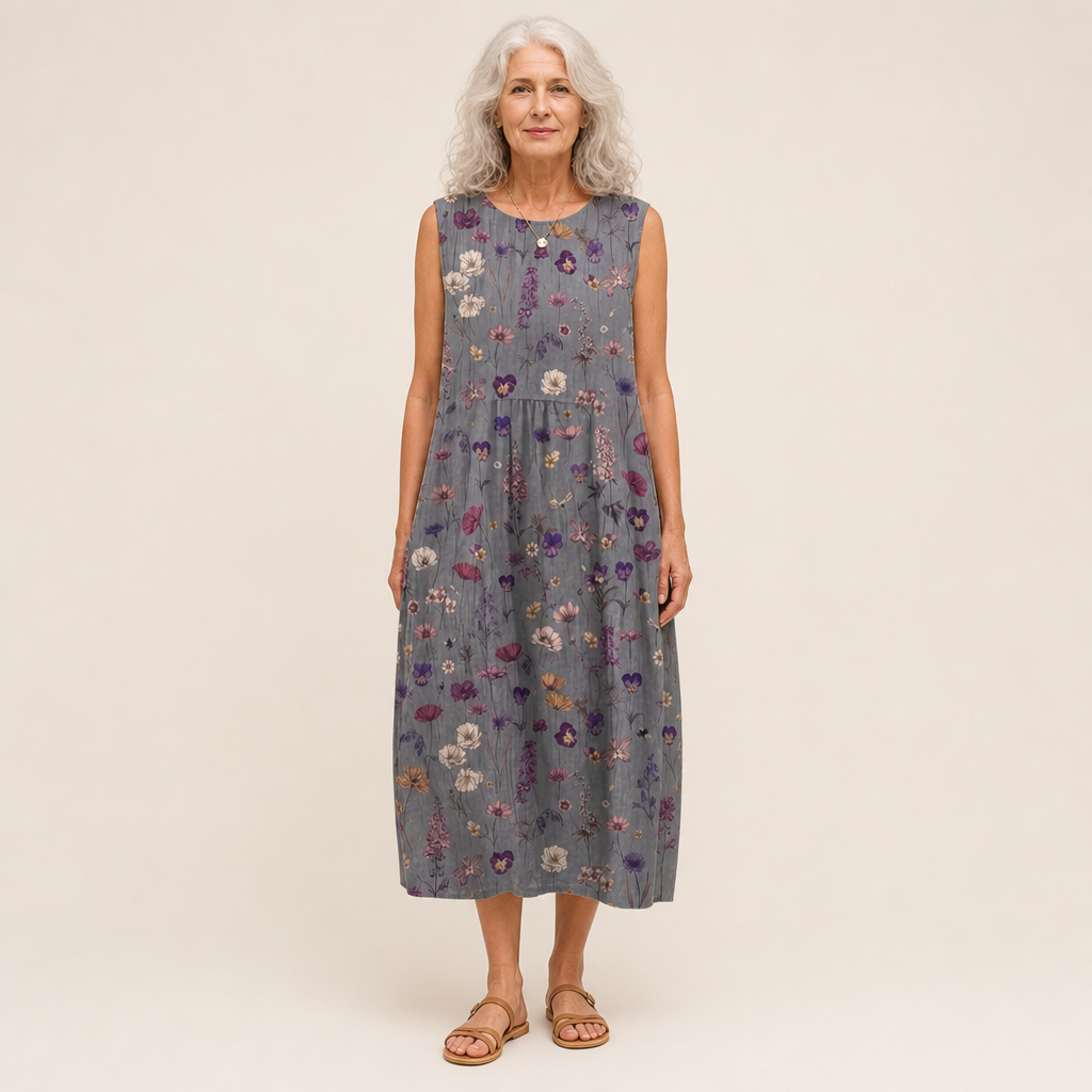 Dora | Bequemes ärmelloses Sommerkleid