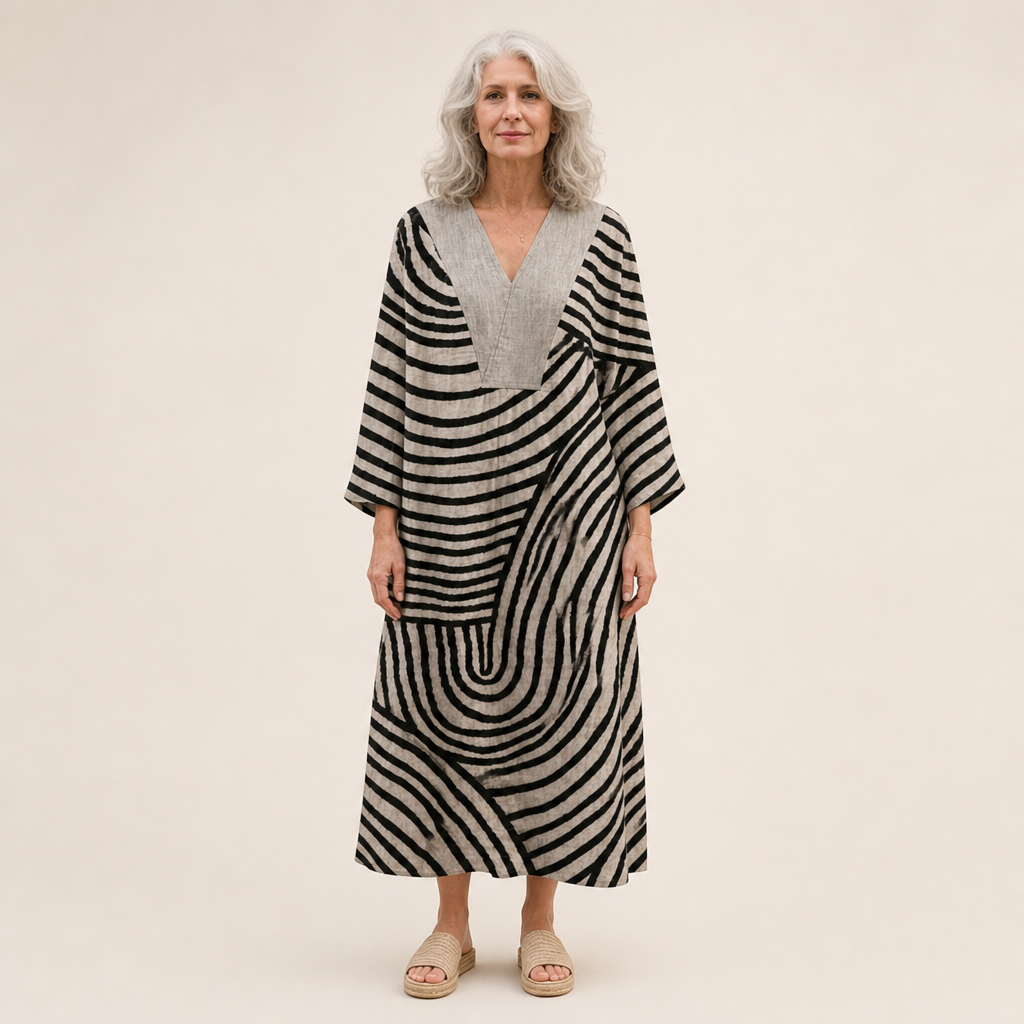 Noemi | Schmeichelndes bedrucktes Sommerkleid
