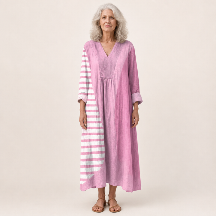 Simone | Schmeichelndes bedrucktes Sommerkleid