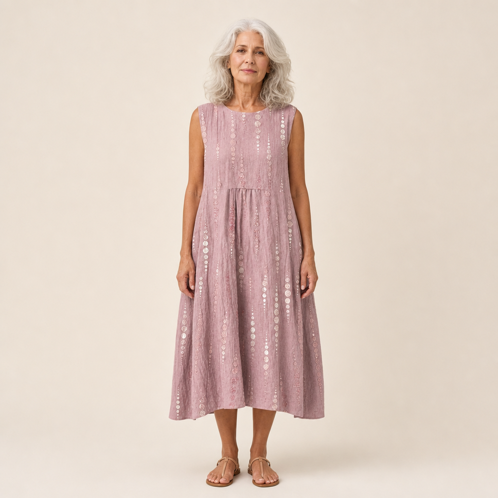 Lara | Bequemes ärmelloses Sommerkleid