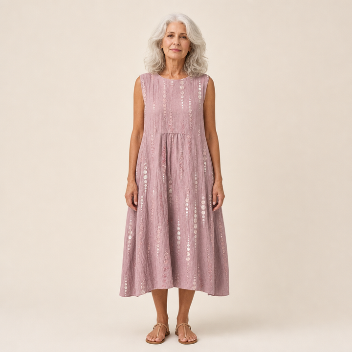 Lara | Bequemes ärmelloses Sommerkleid