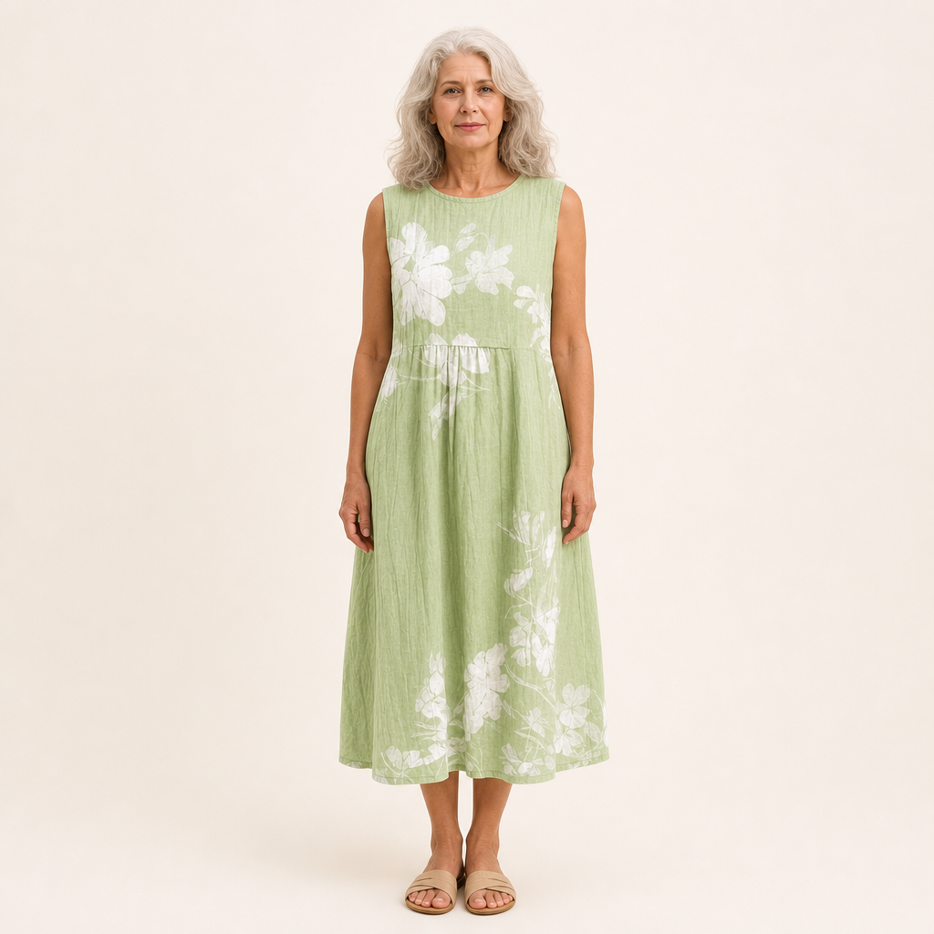 Stefanie | Bequemes ärmelloses Sommerkleid