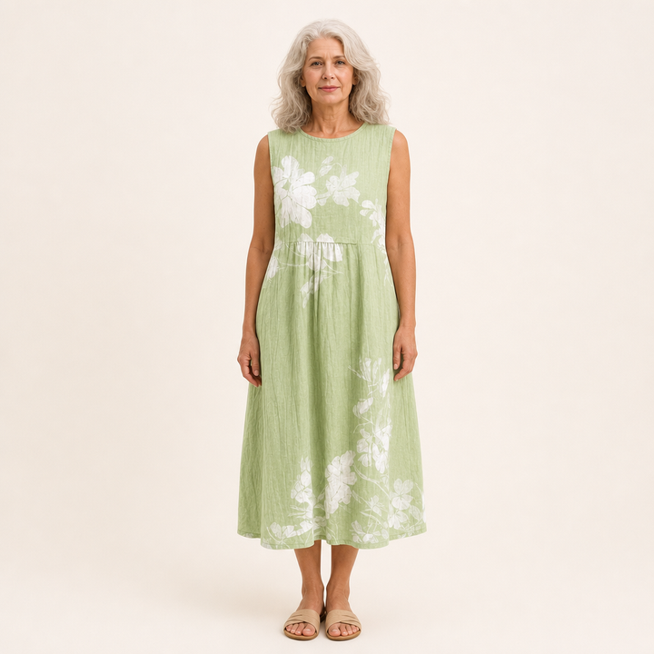 Stefanie | Bequemes ärmelloses Sommerkleid
