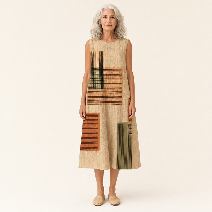 Therese | Bequemes ärmelloses Sommerkleid