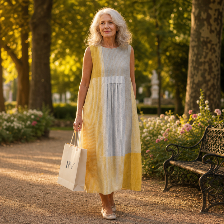Berta | Bequemes ärmelloses Sommerkleid