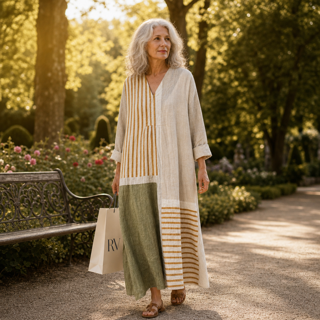 Uorschla | Schmeichelndes bedrucktes Sommerkleid