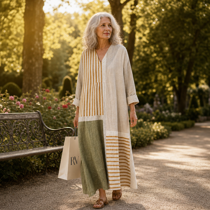 Uorschla | Schmeichelndes bedrucktes Sommerkleid