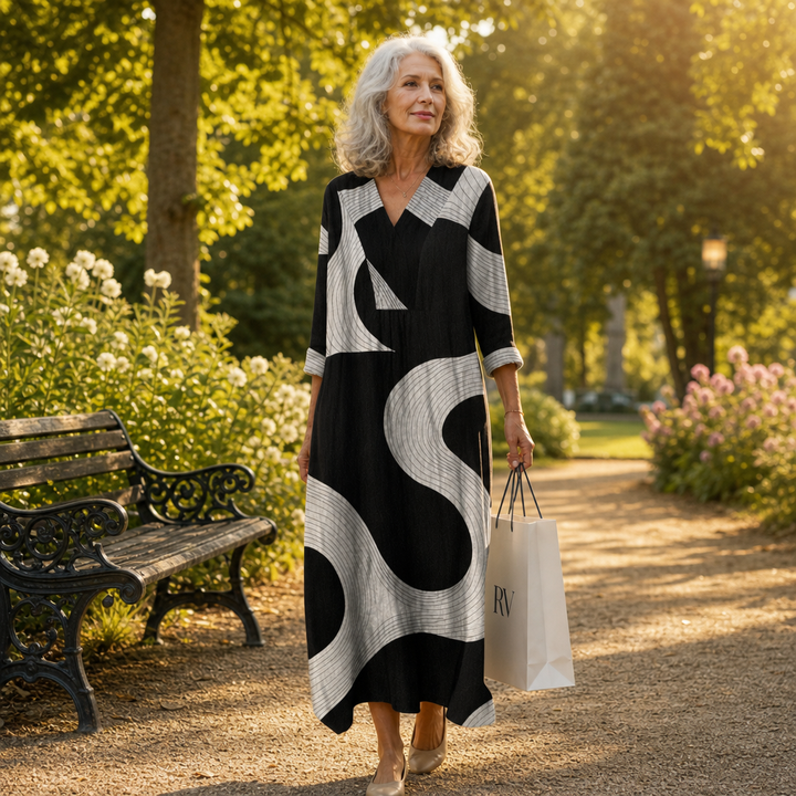 Paula | Schmeichelndes bedrucktes Sommerkleid