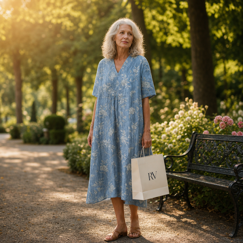 Plasch | Schmeichelndes bedrucktes Sommerkleid