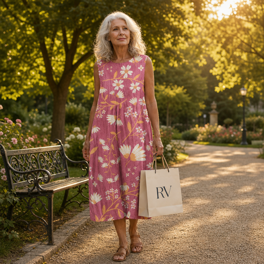 Damaris | Bequemes ärmelloses Sommerkleid