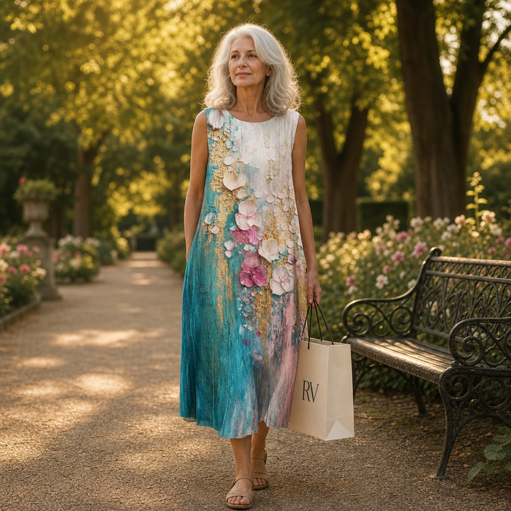 Erika | Bequemes ärmelloses Sommerkleid