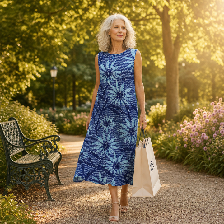 Jolanda | Bequemes ärmelloses Sommerkleid