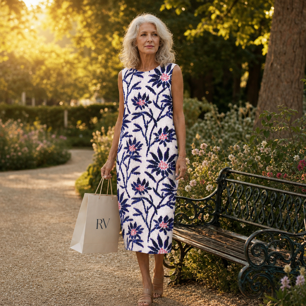 Jasmin | Bequemes ärmelloses Sommerkleid