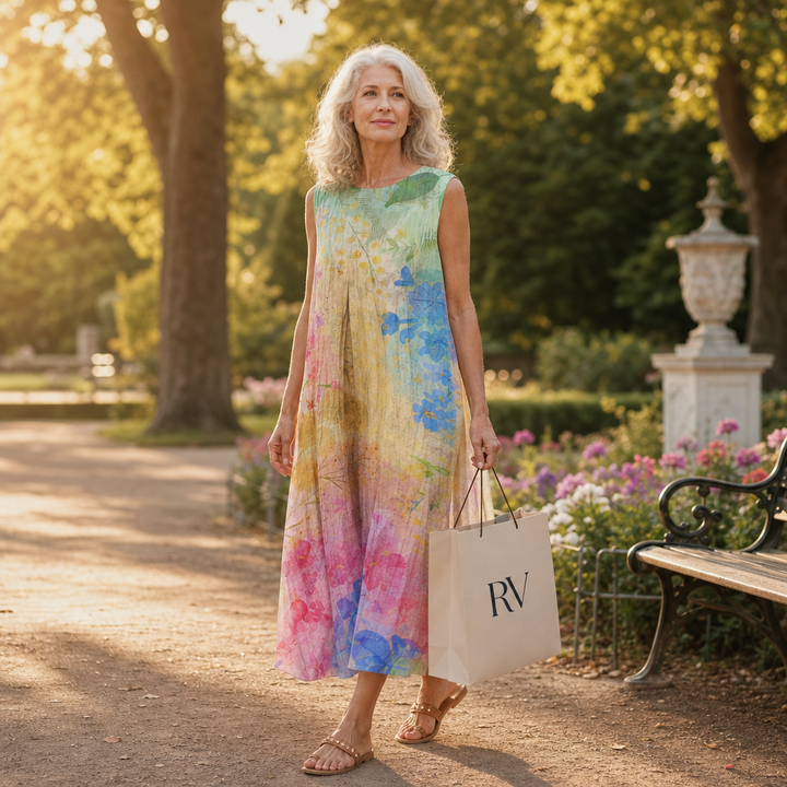 Sonja | Bequemes ärmelloses Sommerkleid